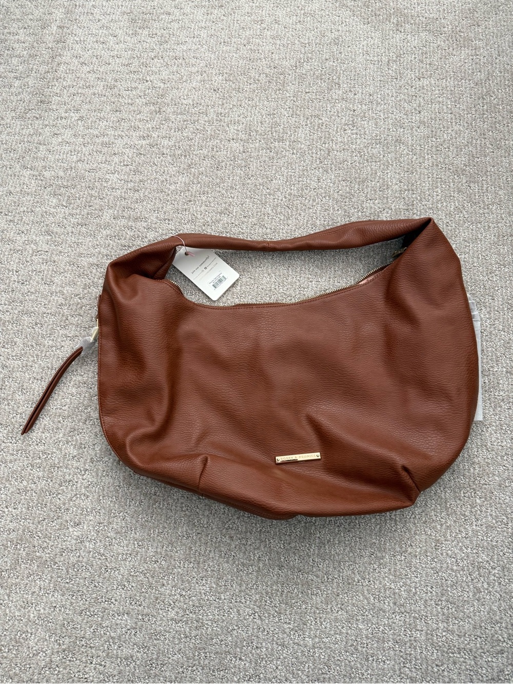 Women’s Brown Leather Hobo Slouchy Shoulder Bag